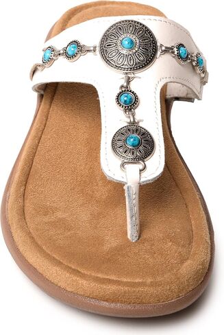MINNETONKA Brenn - Dressy Slide Sandals for Women with a Classic Slip-On Design, Padded Rubber Soles, and Metal Accents and Ornaments in Saudi Arabia