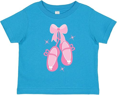 inktastic Ballerina Pink Ballet Slippers Toddler T-Shirt in Saudi Arabia