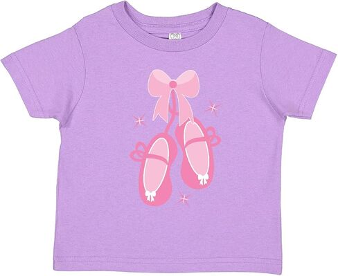inktastic Ballerina Pink Ballet Slippers Toddler T-Shirt in Saudi Arabia
