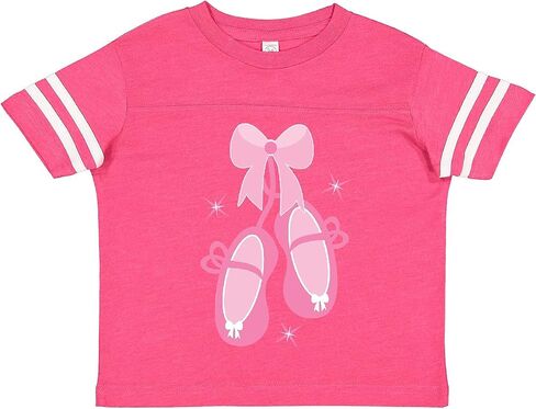 inktastic Ballerina Pink Ballet Slippers Toddler T-Shirt in Saudi Arabia