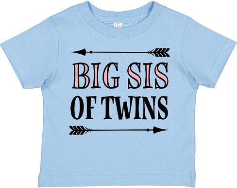 inktastic Big Sis من Twins Sister Sister Toddler T-Shirt in Kuwait