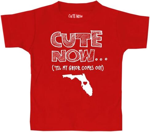 Toddler Florida T-Shirt 'til my gator يخرج Kids State Shirt Top Pick Color 2T-6T in Kuwait