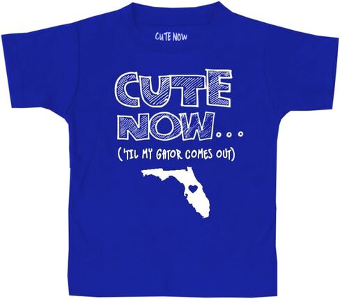 Toddler Florida T-Shirt 'til my gator يخرج Kids State Shirt Top Pick Color 2T-6T in Kuwait