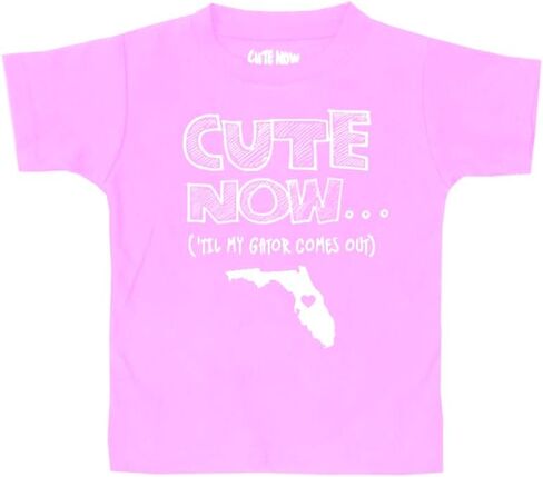 Toddler Florida T-Shirt 'til my gator يخرج Kids State Shirt Top Pick Color 2T-6T in Kuwait