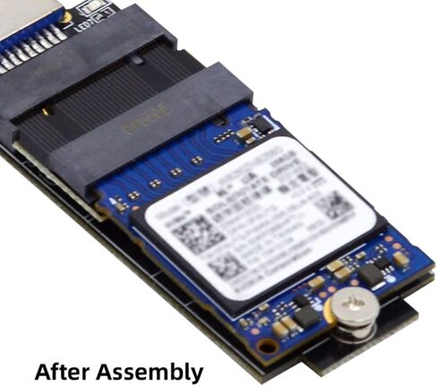chenyang M.2 22x30mm to 22x80mm NVME M-Key NGFF Extension SSD Upgrade Adapter Compatible with ROG Flow X13 Gamings Laptop in Saudi Arabia