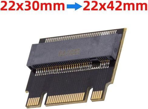 chenyang M.2 22x30mm to 22x80mm NVME M-Key NGFF Extension SSD Upgrade Adapter Compatible with ROG Flow X13 Gamings Laptop in Saudi Arabia