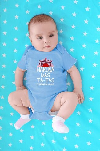 CBTWEAR HAKUNA MA'S TA -TAS - فتاة حديثي الولادة مضحكة أو ملابس صبي - رضيع لطيف من قطعة واحدة in Kuwait