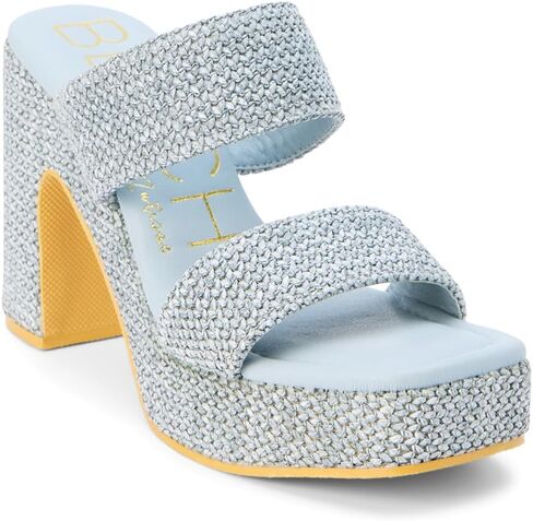 شاطئ من Matisse Womens Gem Platform Block Casual Sandals Casual High Heel 3 "& Up - Blue in Kuwait