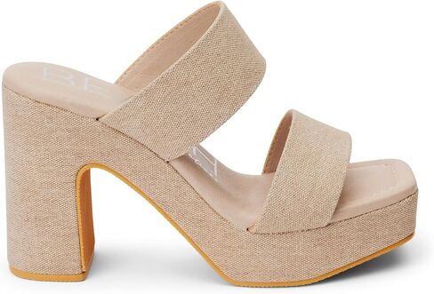 شاطئ من Matisse Womens Gem Platform Block Casual Sandals Casual High Heel 3 "& Up - Blue in Kuwait