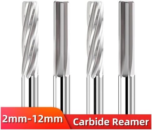 آلة كربيد Reamer Tungsten Steel Reamer Groove Reamer 2-3.5mm H7 الصلب الصلب CNC Cutter (مستقيم غير مصقول ، 18x100) in Saudi Arabia