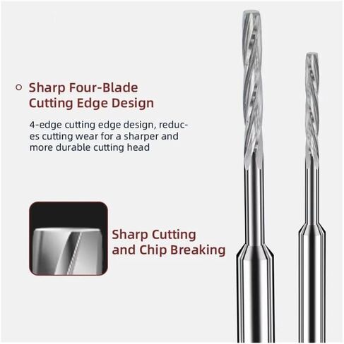 Carbide Drilling Tool Machine CNC Spiral Flute External Cooling Reamer PRO for Aluminum Diameter 3.4-3.95(3.66xD4x15x25x50-4T) in Saudi Arabia