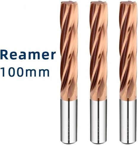 بطول 100 ملم كربيد صلبة مغطى بالفلوت مستقيم الفلوت الأداة الدقة الدقة للمعادن الصلب 12.1 ~ 20mm (الناي المستقيم ، 12.6mm_100mm) in Saudi Arabia