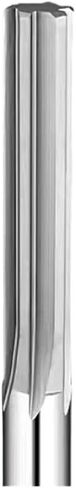 100mm Length Solid Carbide Coated Spiral Straight Flute Reamer Tolerance Precision Tool for Steel Metal 12.1~20mm(Straight Flute,12.6MM_100MM) in Saudi Arabia