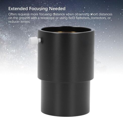 2in Telescope Extension Tube | M48x0.75mm Threads for Eyepieces/Astrophotography | Extra Adjusting Distance | Aluminum Alloy Construction (50mm) in Saudi Arabia