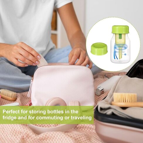 10pcs أغطية زجاجة ضيقة للأطفال متوافقة مع Dr Brown's و Medela و Ameda و Ameda ، وأغذية زجاجة السفر لقطع الغيار للدكتور براون ، وأغطية زجاجة الأطفال مع حشية ختم BPA. in Kuwait