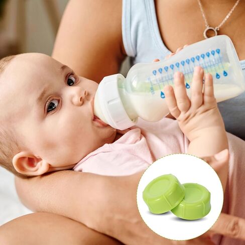 10pcs أغطية زجاجة ضيقة للأطفال متوافقة مع Dr Brown's و Medela و Ameda و Ameda ، وأغذية زجاجة السفر لقطع الغيار للدكتور براون ، وأغطية زجاجة الأطفال مع حشية ختم BPA. in Kuwait