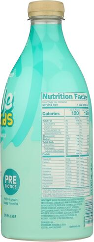 Ripple Kids Unsweetened Non-Dairy Milk | 8g Protein Per Serving | Pediatrician Approved | Non GMO, Lactose Free, Nut Free, Soy Free, Gluten Free | 48 oz Recyclable Bottle in Saudi Arabia