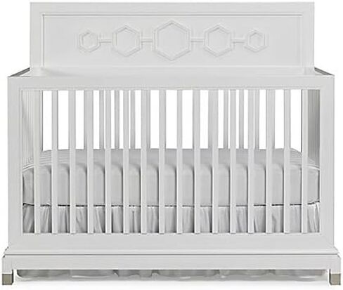 CC KITS Full-Size Conversion Kit Bed Rails for Jonathan Adler Cribs (White) in Saudi Arabia