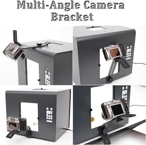 Portable Photo Studio Mini Foldible Shooting Tent - تصوير مربع الضوء للكاميرا (غير متضمن) إطلاق النار ، 6 أوضاع مصدر للضوء ، 5500K قابلة للتعديل ، م ، م. in Kuwait