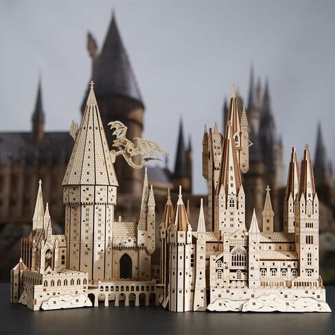 UGEARS Harry Potter Quidditch Pinball Machine - Wooden Models to Build for Adults with Engaging Gameplay - Wooden Pinball Machine Experience in 3D Puzzle Design - Ideal for Wooden Model Kits Fans in Saudi Arabia