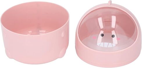 Mini Desktop Trash Can Baby Dinosaur Design Large Mouth Detachable Nonslip Plastic Trash Can for Home Office Bedroom (Pink Baby Dinosaur) in Saudi Arabia