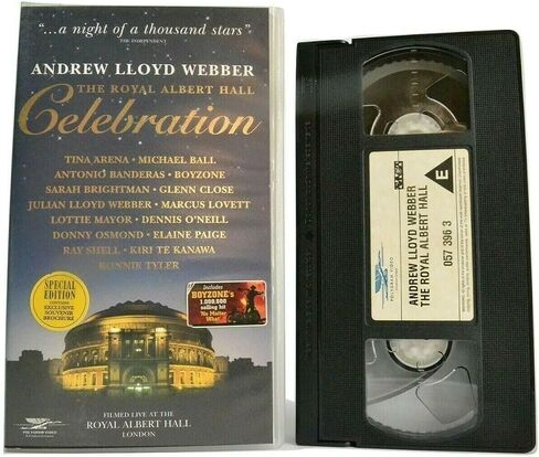 Andrew Lloyd Webber: The Royal Albert Hall Celebration VHS in Saudi Arabia