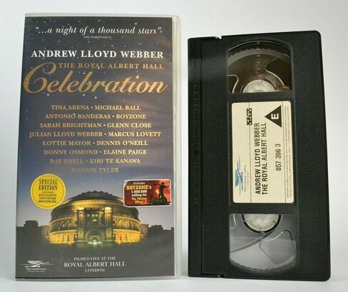 Andrew Lloyd Webber: The Royal Albert Hall Celebration VHS in Saudi Arabia