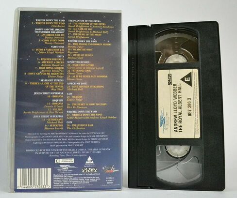 Andrew Lloyd Webber: The Royal Albert Hall Celebration VHS in Saudi Arabia