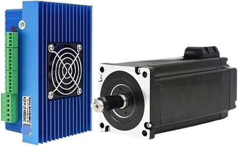 1pcs مغلق حلقة خطوة محرك عالية TQ 12N.M 1699 أوقية في 100VDC 80VAC السهود السائق مجموعة 2HSSS86H عمود 14 ملم (محرك 12NM) in Saudi Arabia