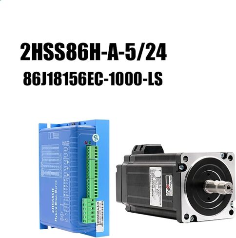 1pcs مغلق حلقة خطوة محرك عالية TQ 12N.M 1699 أوقية في 100VDC 80VAC السهود السائق مجموعة 2HSSS86H عمود 14 ملم (محرك 12NM) in Saudi Arabia