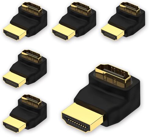 في سي اي محول زاوية قائمة في سي اي 3D & 4K يدعم HDMI 90 درجة ذكر إلى أنثى in Kuwait