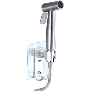 Stainless Steel Muslim Shower Spray with HoseHolder - Toilet, Toilet Companion, Washer, Nozzle, high Pressure Washer Wall Mounted