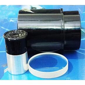 DIY Telescope Kit with 87x Zoom, 50mm Achromat Doublet Lens, 8mm Eyepiece
