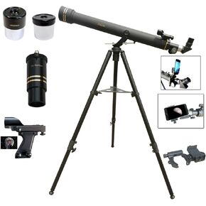 Galileo 800mm X 72mm Refractor Telescope with Smartphone Photo/Video Adapter