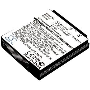 Replacement for Samsung BP125A HMX-Q10BN HMX-M10 HMX-M20 HMX-M20BP HMX-M20SN HMX-M20SP HMX-Q10 HMX-Q100 HMX-Q100BN HMX-Q100BP HMX-Q100PN HMX-Q100PP Battery