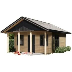 Wood Construction Tiny Home Building Plans - 18' x 18' - 324sqft
