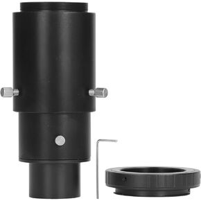 Telescope Extension Tube with Camera Adapter Mount for SLR Cameras - M42 Thread, Height Adjustment, Projection Focus Adapter, Aluminum Alloy Construction