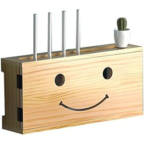 WiFi Router Storage Box Wall Mounted Living Room Set Top Box Router Fenches Router Organizer Socket Shielding Wire Finishing Wire Box