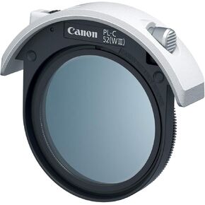 Canon Cameras US PL-C 52 NEW Drop-in Circular Polarizing Filter, Black, full-size (3050C001)