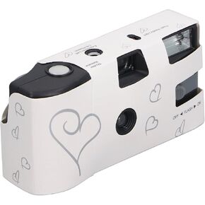 Film Camera, Humanistic Photo Camera, 16 Pieces 35 mm Colour Films Retro Camera, Full Manual Adjustment, Disposable Flash Trigger for Birthday Wedding Travel