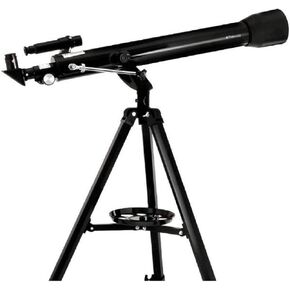 Polaroid Polaroid 168/525 Refractor Telescope + حامل ثلاثي القوائم الحجم الكامل والارتفاع لنجم القمر والملاحظة الكوكبية Mount Smart Mount Mountter Moon Filter Chart + 3x Barlow Lens