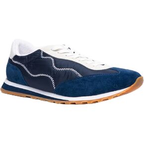 Lo Pro Runner, Vintage Fashion Sneakers. Lightweight Walking and Comfortable Everyday Shoes. Nylon-Suede, Rubber Sole