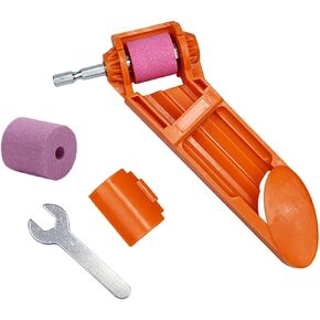 Grinding Wheel Drill Bit Sharpener Hand Tools Nail Drill Bits Set Sharpener Fit for Step Drill Accessories Hand Tool Accessories(2PCS Grinding Wheel)