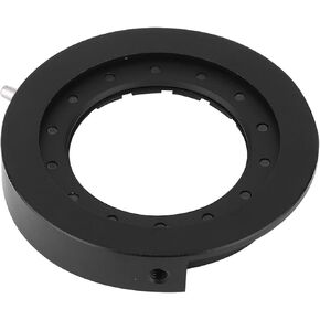 Acouto Adjustable Microscope Adapter Aperture Lens Optical Aperture Diaphragm 1.5-25mm for Microscope Optical Diaphragm for Laboratory Microscope with Base (SK25) (SK25)