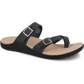 Gravity Defyer Gdefy Yontal Leather Fashion Sandal - مقابل شرائح تقويم الأداء