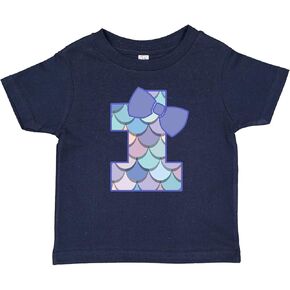 inktastic 1st Birthday Mermaid 1 Year Old Baby T-Shirt