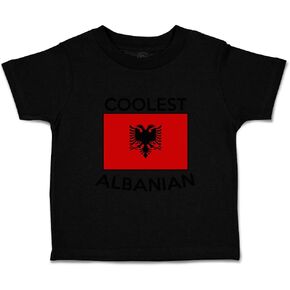 Toddler T-Shirt Coolest Albanian Countries Coolest Country Boy & Girl Clothes