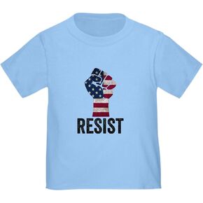 CafePress Resist Anti Trump T Shirt Cute Toddler Graphic Tee, 100% Cotton