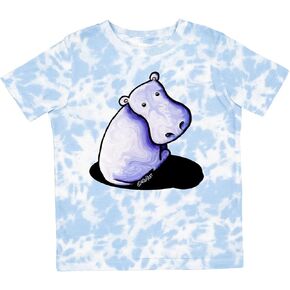 inktastic Groovy Purple Hippo Toddler T-Shirt - KiniArt