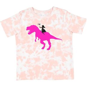 inktastic Princess Riding Her T-Rex Toddler T-Shirt